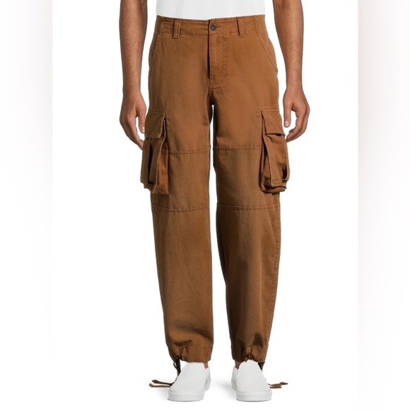 No Boundaries All Gender Wide Leg Cargo Pants, Men's Size 34 - Picture 2 of 5